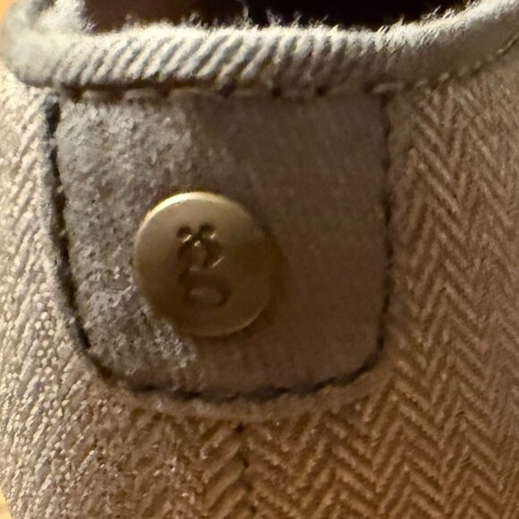 WOMAN'S BROWN GRASSHOPPERS - MEMORY DELUXE SLIDE SHOE SIZE 8M-BROWN TWEED - Picture 4 of 5